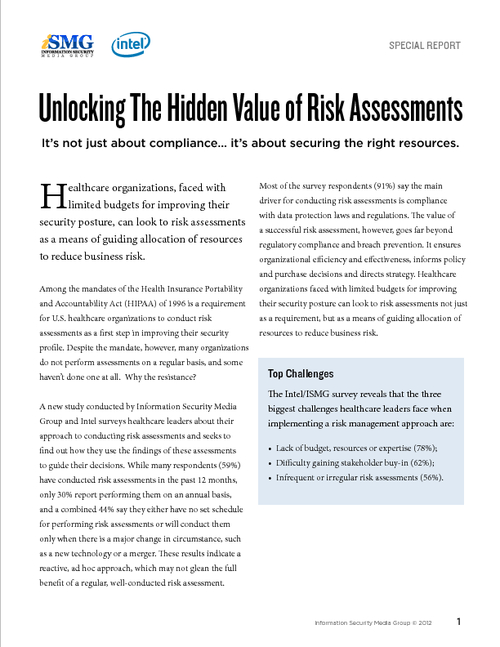 Unlocking The Hidden Value of Risk Assessments